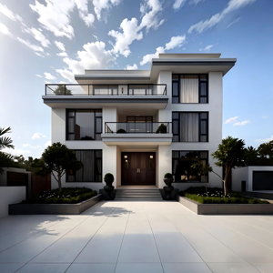 منزل جاهز حديث عالي العزل من الصلب الخفيف موفر للطاقة مقاوم للرياح والزلازل مناسب للفنادق والسياحة - Product Image 2