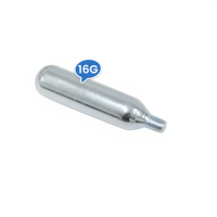Cartouche de CO2 filetée premium 16g à sortie de gaz stable, cylindre de CO2 jetable pour gonflage de pneus de vélo