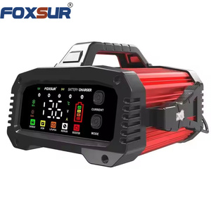 เครื่องชาร์จแบตเตอรี่อัตโนมัติ <span class=keywords><strong>Foxsur</strong></span> 12v 24v 25A ปรับได้ 8 ขั้นตอน สำหรับแบตเตอรี่ AGM GEL Lifepo4 ตะกั่วกรด สำหรับรถยนต์ รถบรรทุก - Product Image 2