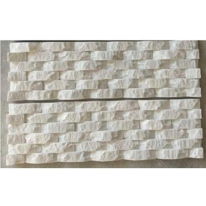 Azulejo de pared exterior blanco moderno de alta calidad de Vietnam, Panel de mármol Natural, chapa de piedra cultural, chimenea Interior - Product Image 1