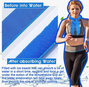 Arrivals <b>Cooling</b> <b>Neck</b> <b>Wrap</b> Trending Products 2025 New Cool Relief Ice Pack Bandana Customized Modern Neoprene Insulated - Product Image 4