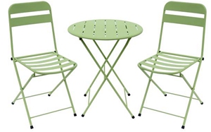 Chaise de bistrot pliante en acier moderne | Siège en métal extérieur durable pour patio, hôtels et villas | Fabricant du Vietnam - Product Image 2