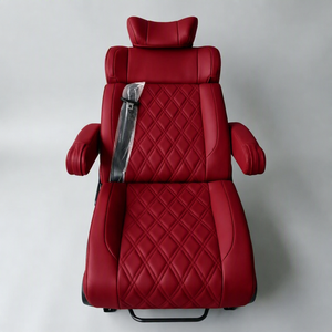 Sedili Pieghevoli per Van, Sedile Personalizzato in Pelle per Camper, Schienale e Braccioli Regolabili, Sedile Passeggero Modificato per MPV, RV, Motorhome, Camper - Product Image 2