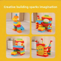 Bloques de Construcción ABS al por Mayor, Juguetes de Construcción para Niños, Ladrillos Grandes, Accesorios de Colores Aleatorios para Venta al por Mayor