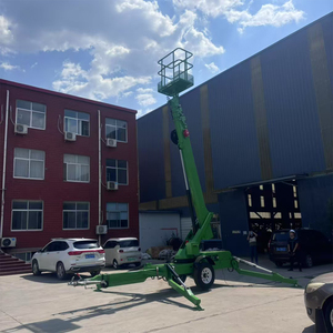 Nouvelle nacelle é<span class=keywords><strong>l</strong></span>évatrice articulée électrique en acier, certifiée CE, remorquable, capacité de charge 300 kg, pour le commerce de détail, les hôtels et les restaurants - Product Image 3