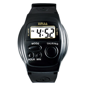 Blind <b>watch</b> voice timekeeping Xinjia electronic <b>watch</b> fashionable and simple real voice timekeeping <b>watch</b> can be customized - Product Image 4