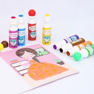 Jouets à <span class=keywords><strong>dessin</strong></span> pour enfants Easy-Grip Craft Bingo Daubers Diy Painting Dot Diamenties Craft 8 Color Washable Do <span class=keywords><strong>A</strong></span> Dot Marker Bingo Daubers - Product Image 4