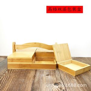 กล่องเก็บของไม้ทรงสี่เหลี่ยมผืนผ้า ขนาด 30 ซม. หนา 0.8 ซม. สำหรับเก็บชาหรือของขวัญ พร้อมโลโก้ที่ปรับแต่งได้ - Product Image 5