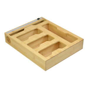 Bamboo <b>Drawer</b> Organizer With Partitions Rectangular Storage Trays For Kitchen Use - Product Image 4