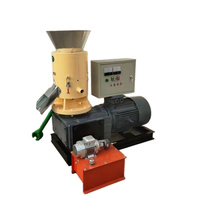 Granulateur à matrice plate de petite capacité (50-100 kg/h) pour aliments spéciaux pour animaux, adapté aux fermes d'élevage