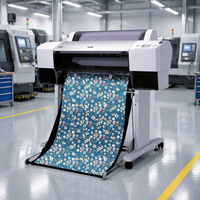 Impresora DTF Multicolor de 220V, Impresora Automática de Película Flexible, Impresora de Inyección de Tinta para Serigrafía con Cabezal de Impresión