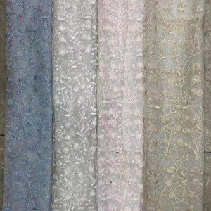 Tissu en dentelle <span class=keywords><strong>française</strong></span> brodée en maille pour sac DIY, robe, tissu pour enfants - Product Image 2