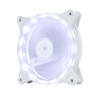 Ventilateur de flux d'air d'ordinateur de bureau IDE 4pin silencieux 120mm 12025 RGB avec double anneaux lumineux pour châssis PC