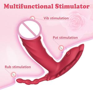 Vibratore per Punto G 3 in 1 per Donne, Giocattolo Sessuale con Telecomando, Massaggiatore Vibrante Indossabile, Mutandine Vibranti - Product Image 4