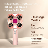 Peigne de massage électrique portatif anti-chute de cheveux, soin du cuir chevelu, vibration, lumière rouge, applicateur de spray, peigne de massage du cuir chevelu électrique