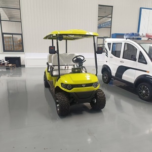Carrito de Golf Eléctrico Personalizado Multicolor Amarillo Limón para 4 Pasajeros - Product Image 3