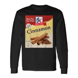 T-shirt à manches longues pour costume de condiment de Noël, motif épices, pour le groupe - Product Image 1