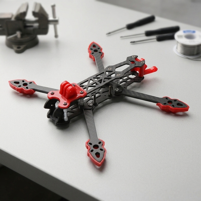 Mark 4 225mm 5-Inch T700 Carbon Fiber High Strength Freestyle Quads Spare Parts FPV Racing Drone Frame Kit