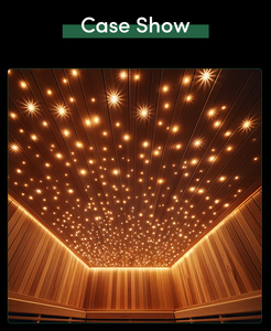 <span class=keywords><strong>Plafond</strong></span> Ciel Étoilé pour Sauna, Salle Sensorielle, Lumières <span class=keywords><strong>LED</strong></span> à Fibres Optiques, Matériau PMMA, RGBW, Étanche IP65 - Product Image 4
