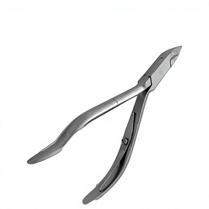 ASAP Professional Stainless Steel <b>Cuticle</b> Nippers Nail <b>Cuticle</b> Cutter <b>Trimmer</b> Manicure Pedicure Salon Wide Jaw Opening Curved - Product Image 1