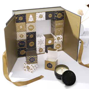 Christmas Advand Calender Gift Box for candle box Gift Paper Box