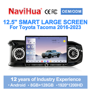วิทยุติดรถยนต์ระบบสัมผัส Android ขนาด 12.5 นิ้ว รุ่น Navihua ดีไซน์ใหม่ พร้อมระบบมัลติมีเดีย GPS DSP CarPlay สำหรับรถยนต์ Toyota Tacoma ปี 2016-2023 - Product Image 1