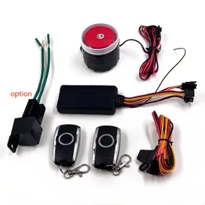 Rastreador GPS com controle remoto e sistema anti-roubo de sirene para carro e motocicleta, aplicativo 4G de rastreamento em tempo real TR05