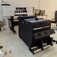Impresora DTF de tela digital de doble cabezal I3200 de 60cm, máquina de impresión de gran formato con agitador de polvo