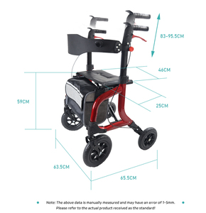 Prodotti più venduti 2024 forniture mediche per uso domestico dispositivi medici Rollator Walker terapia di riabilitazione forniture - Product Image 5