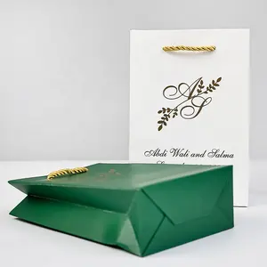 Wholesale Custom Logo Embossed Gift Bags Bulk Retail Boutique Packaging Shopping Paper Bag