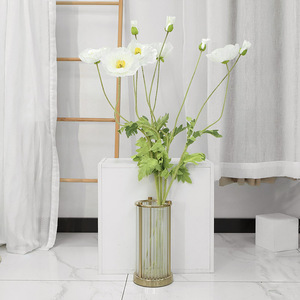 Flores Artificiales Timo, Flor de Amapola Grande de Seda, Rama Individual, Decoración para Bodas y Hogar - Product Image 2