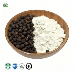 XIYOU <span class=keywords><strong>Soluble</strong></span> en agua Extracto de pimienta negra en polvo 90% 95% 98% Piperine Pure Piperine Extracto en polvo - Product Image 1