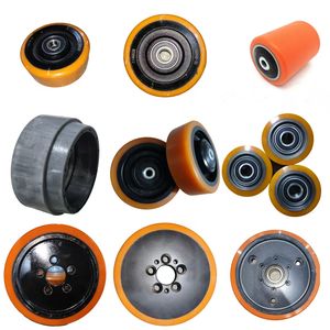 Linde 0009933409รถยกล้อบาลานซ์ PU ของแท้ Roller130x55-52มม. สำหรับรถยก1220-142001-00ใหม่3เดือน - Product Image 6