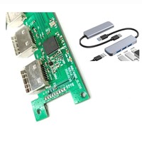 Carte de Circuit imprimé personnalisée USB Hub PCB USB chargeur PCB USB Hub Station d'accueil PCB