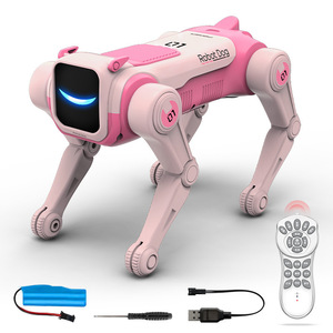 Cane <span class=keywords><strong>Robot</strong></span> Intelligente Jimei con AI, Touchscreen, Wi-Fi, Controllo Vocale Remoto, <span class=keywords><strong>Azioni</strong></span> Acrobatiche, Compagno Interattivo, Display LED, Ricaricabile - Product Image 1