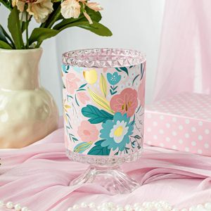 Papier cadeau haut de gamme en aluminium imprimé fleurs de pavot oriental pour les fêtes prénatales et la fête des Mères - Product Image 3