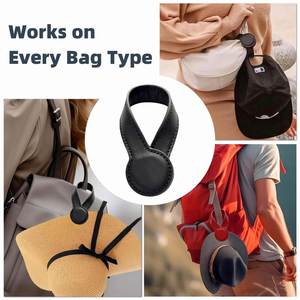 Clip Magnético para Sombrero, Ideal para Viajes, Elegante Soporte de Cuero para Sombrero con Imán Potente, Accesorios de Viaje para Mujer - Product Image 5