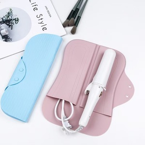 Đa chức năng Silicone tóc ép & Curler với cách nhiệt Pad chống bỏng thẳng Lược túi lưu trữ di động - Product Image 1