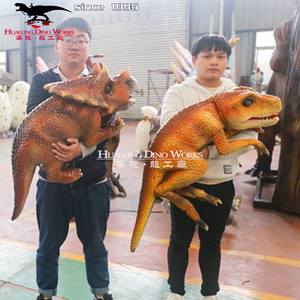 Los niños atractivo Control humano Animatronic dinosaurio marioneta <span class=keywords><strong>de</strong></span> mano - Product Image 1
