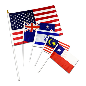 Banderas Peruanas Personalizadas al por Mayor con Asta <span class=keywords><strong>de</strong></span> Madera y Plástico, Diseño Nacional, Bandera Peruana para Agitar con la Mano - Product Image 6