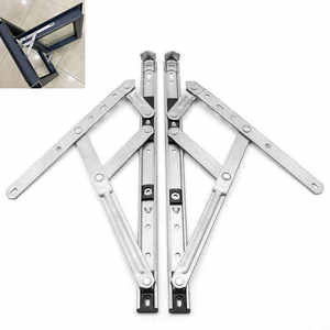 GQK Brand 22mm Width Stainless Steel Friction Stay Window Hinge 4-Bar Side Hung Connectors Easy Installation Shelf Supports - Product Image 3