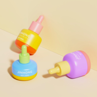 Botol Kaca Pipet Bulat 20ml 30ml untuk Kemasan Serum Rambut, Minyak, dan Minyak Esensial, Dapat Dikustomisasi