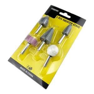 Pierres à aiguiser de haute qualité, ensemble de 5 pierres montées pour accessoires de meuleuse électrique, tête de meulage en céramique, polissage - Product Image 5