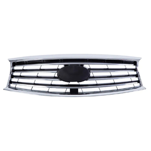 Accesorios para Automóviles, Rejilla Delantera Negra con Franja Cromada Interior, Marco Cromado, Rejilla 3.5 para Infiniti QX70 2014-2017 62070-3EV1B - Product Image 1