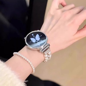 Bracelet de montre à double rangée de perles pour femmes, compatible avec Huawei Watch GT5 Pro GT3 <span class=keywords><strong>Honor</strong></span> 4 Pro <span class=keywords><strong>GS3</strong></span>, bracelet de remplacement - Product Image 4