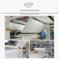 Matelas respirant écologique à bords entièrement recouverts, avec coutures en grille diamantée, coins renforcés et design à bords scellés, coque tissée intégrale