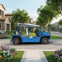 Nouvelle Voiture Électrique Style MOKE 2026, 4 Places, Batterie Lithium 96V, Mini Voiturette de Golf avec Autonomie de 150 km