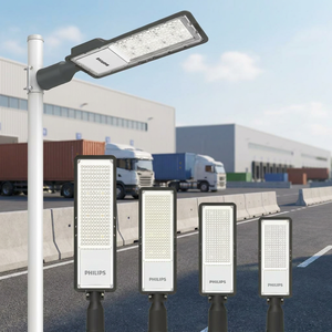 Lampadaire LED <span class=keywords><strong>Philips</strong></span> extérieur en aluminium moulé sous pression pour éclairage uniforme des parcs, allées et cours, 30W, 40W, 50W, 60W, 80W, 100W - Product Image 1