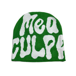 Gorro Y2k <span class=keywords><strong>para</strong></span> mujer, gorro de punto de invierno, gorro de calavera holgado <span class=keywords><strong>para</strong></span> hombre, gorro MEA, gorro Y2k <span class=keywords><strong>para</strong></span> mujer, regalo Ideal, gorro de Culpa de invierno - Product Image 2