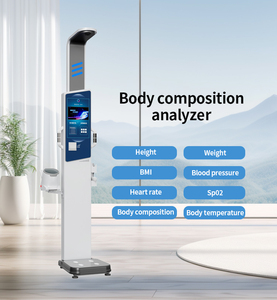 เครื่องชั่งน้ำหนักวิเคราะห์องค์ประกอบร่างกาย HW V9 พร้อมวัดส่วนสูง น้ำหนักไขมันในร่างกาย หน้าจอ LCD รองรับ OEM ODM สำหรับใช้ในคลินิก - Product Image 5